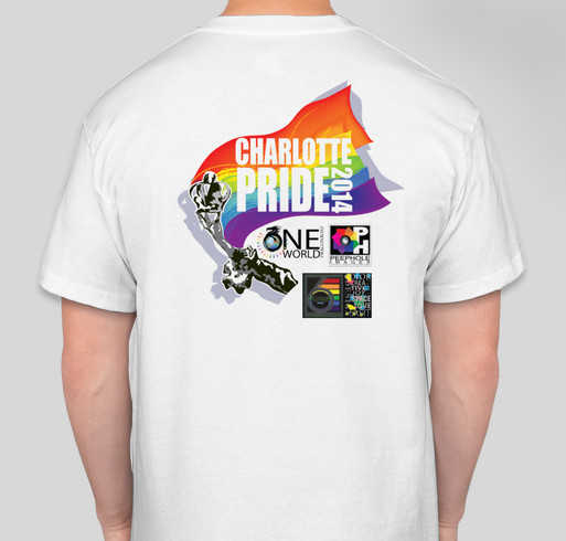 One World Dragon Boat Pride Fundraiser - unisex shirt design - back