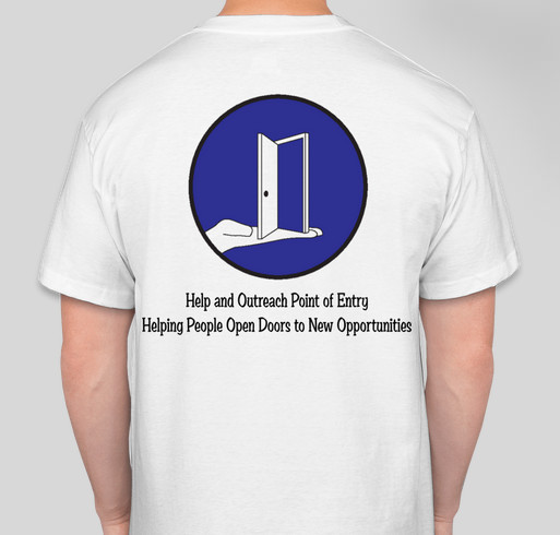 H.O.P.E Fundraiser - unisex shirt design - back