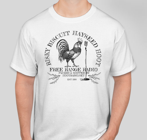 Hoot Classic White T Fundraiser - unisex shirt design - small