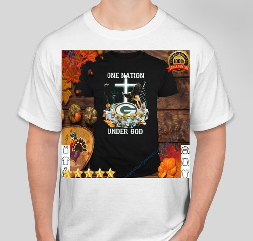 Statue Of Liberty American Green Bay Packers One Nation Under God Shirt Custom Ink Fundraising