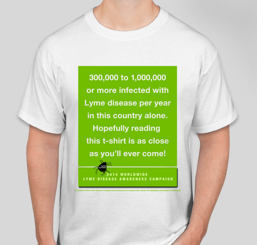 2014 Lyme Awareness Campaign Fundraiser - unisex shirt design - front