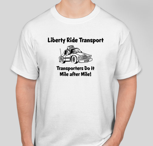 Transporters Do it Mile After Mile Fundraiser - unisex shirt design - front
