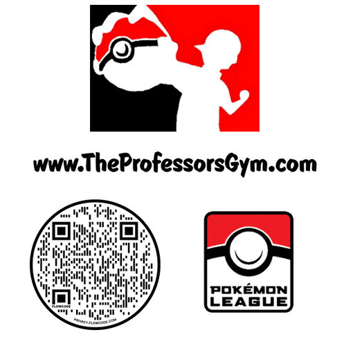 Professor Zay's Pokémon Club shirt design - zoomed