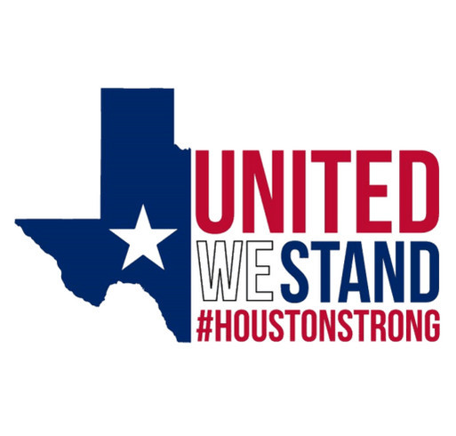 Houston Strong T-Shirt (Hurricane Harvey Relief Support) shirt design - zoomed