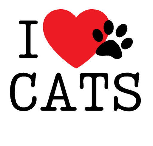 Show Some Cat Love - FOHA Valentine's Day Fundraiser shirt design - zoomed