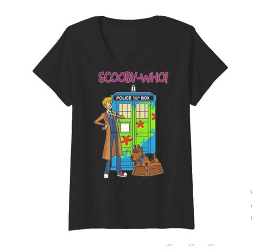 Scooby Doo Doctor Who Tardis Police Box Shirt shirt design - zoomed