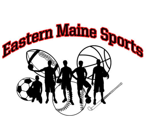 Eastern Maine Sports. shirt design - zoomed
