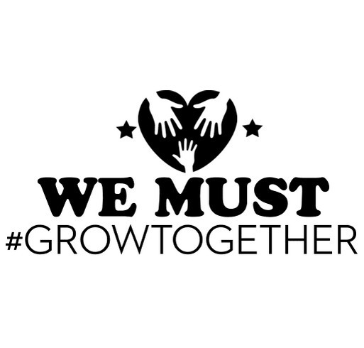 Grow Together Save Ourselves Now! shirt design - zoomed