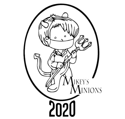 Mikey's Minions 2020 shirt design - zoomed