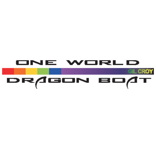 One World Dragon Boat Pride shirt design - zoomed