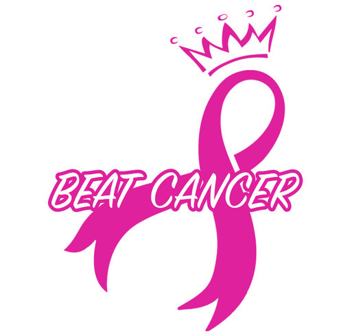 Breast Cancer Tee Fundraiser shirt design - zoomed