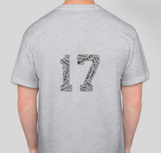 Northgate French Club Fundraiser - unisex shirt design - back