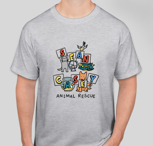 Sean Casey Animal Rescue Fundraiser - unisex shirt design - front