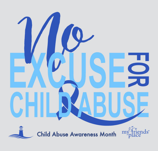 No Excuse for Child Abuse shirt design - zoomed