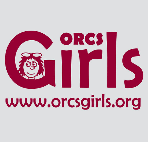 Support ORCSGirls shirt design - zoomed
