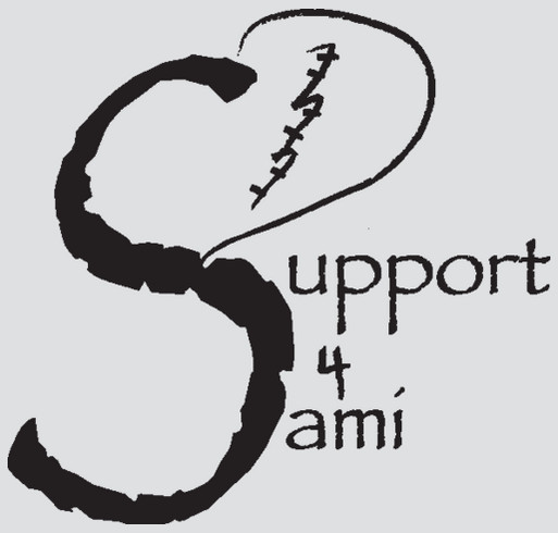 Support 4 Sami shirt design - zoomed