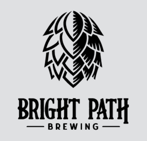 Bright Path Brewing shirt design - zoomed