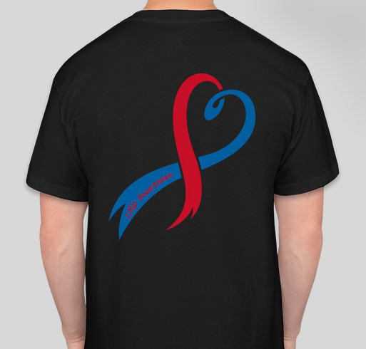 Hearts for Conner Fundraiser - unisex shirt design - back