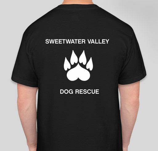 Sweetwater Valley Dog Rescue Fundraiser - unisex shirt design - back
