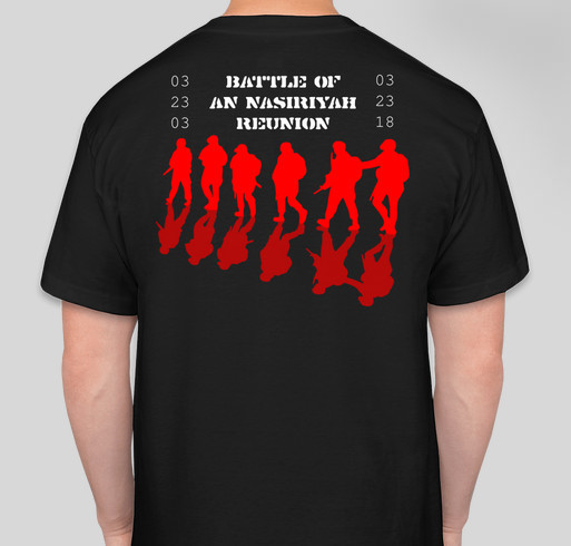 Battle of An Nasiriyah 15 Year Reunion - Fallen Marines Memorial Fundraiser - unisex shirt design - back