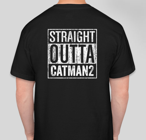 Catman2 Taawwd T-Shirt Fundraiser Fundraiser - unisex shirt design - back