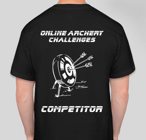 Online Archery Challenges Fundraiser - unisex shirt design - back