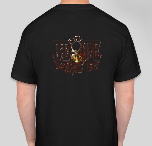 B.D.M.E (BEHIND DA MASK ENTERTAINMENT) & NAVY & MARINE CORP RELIEF SOCIETY T-SHIRT FUND RAISER!! Fundraiser - unisex shirt design - back