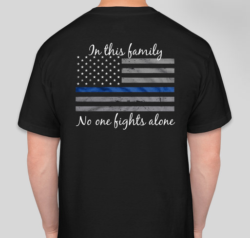 Police Unity Tour Shirts Fundraiser - unisex shirt design - back