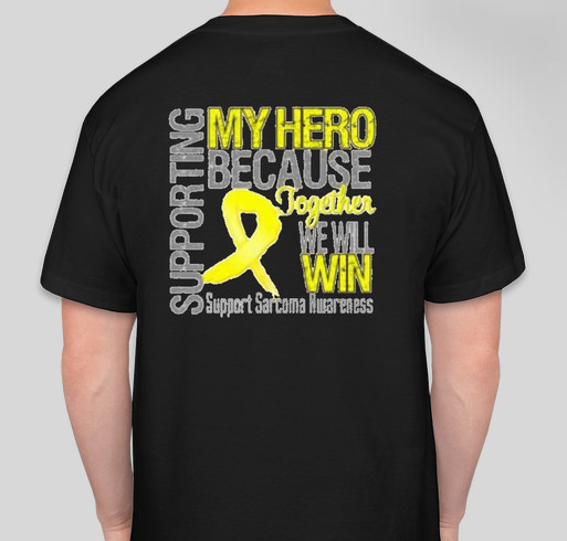 Team Peyton! Fundraiser - unisex shirt design - back
