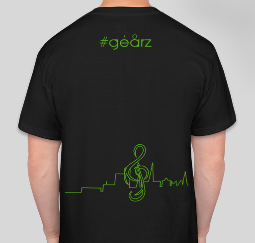 DJ Gadget: #GoGoGadgetGêårz Fundraiser - unisex shirt design - back