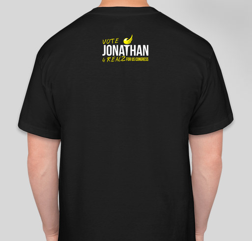 Jonathan 4 Congress Fundraiser - unisex shirt design - back