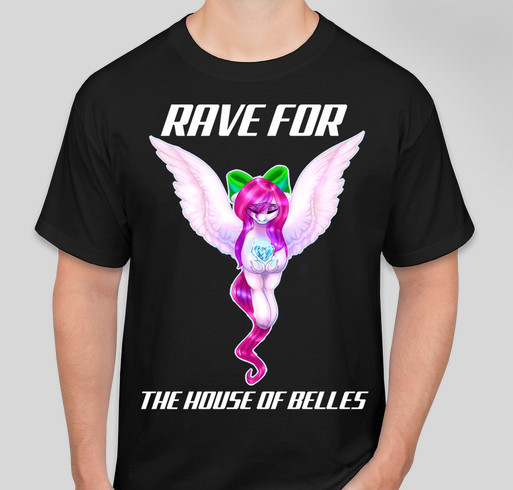 RAVE OF THE HOUSE OF BELLES Fundraiser - unisex shirt design - small