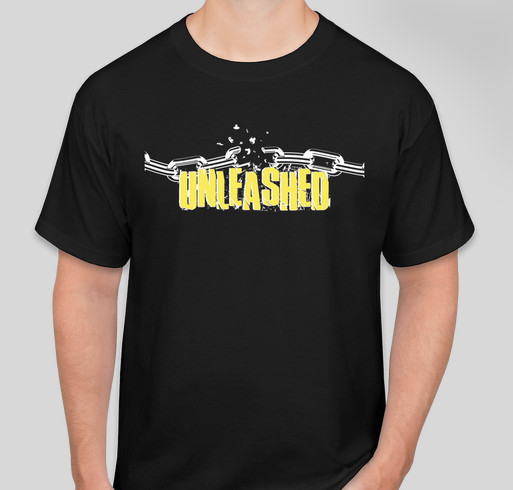 UNLEASHED! Fundraiser - unisex shirt design - front