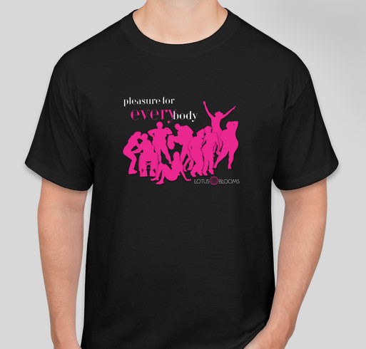 Lotus Blooms Supports Woodhull Freedom Foundation Fundraiser - unisex shirt design - front