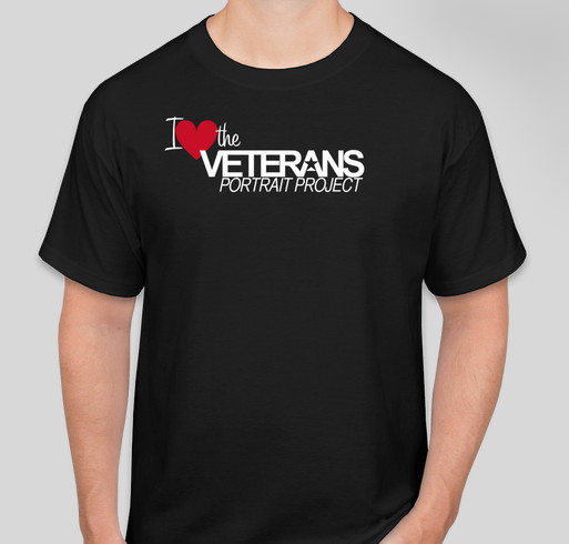 Veterans Portrait Project Love Fundraiser - unisex shirt design - front