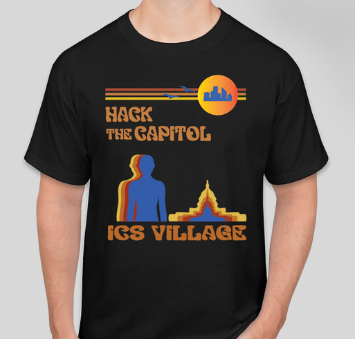 Hack the Capitol 6.0 Fundraiser - unisex shirt design - front