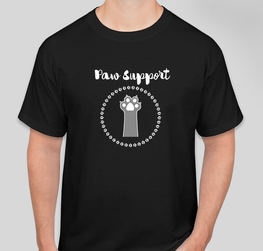 WCHS Paw Support Tees Fundraiser - unisex shirt design - front