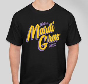 Mardi Gras T-Shirt Designs - Designs For Custom Mardi Gras T-Shirts ...