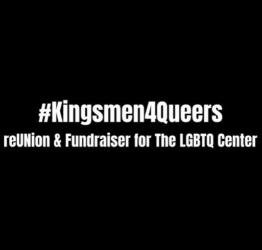 Kingsmen for Queers shirt design - zoomed