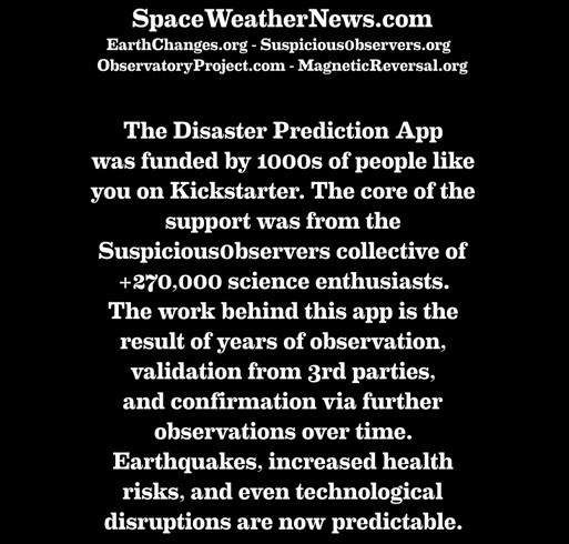 Disaster Prediction App T-Shirts shirt design - zoomed