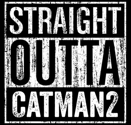Catman2 Taawwd T-Shirt Fundraiser shirt design - zoomed