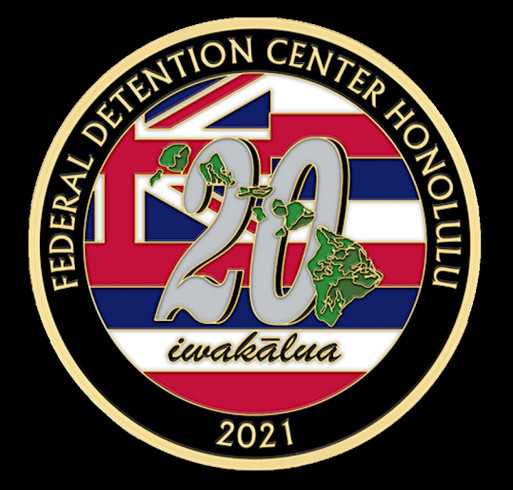 FDC Honolulu's 20th Year Anniversary shirt design - zoomed