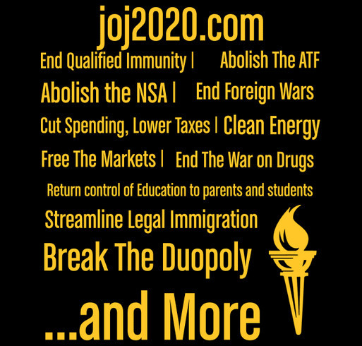 Jo Jorgensen For President 2020 Custom Ink Fundraising