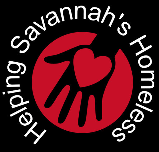 Look Down, & Help Others Up - Help Savannah's Homeless shirt design - zoomed