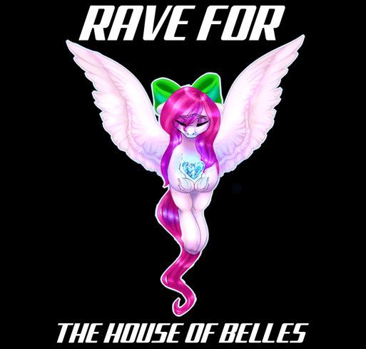 RAVE OF THE HOUSE OF BELLES shirt design - zoomed