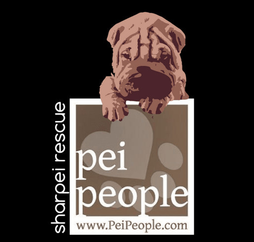 Pei People T-Shirt Fundraiser - Style 2 shirt design - zoomed