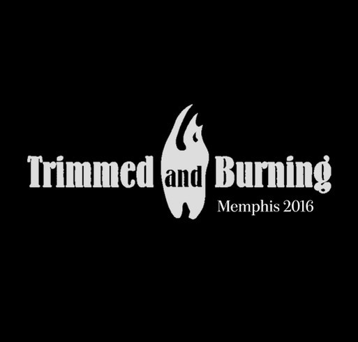 Trimmed and Burning's "Road to Memphis" Fundraising Campaign shirt design - zoomed