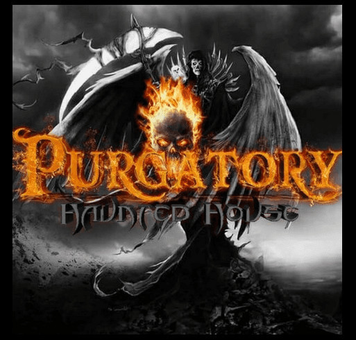 Purgatory Haunted House Fundraiser 2022 shirt design - zoomed