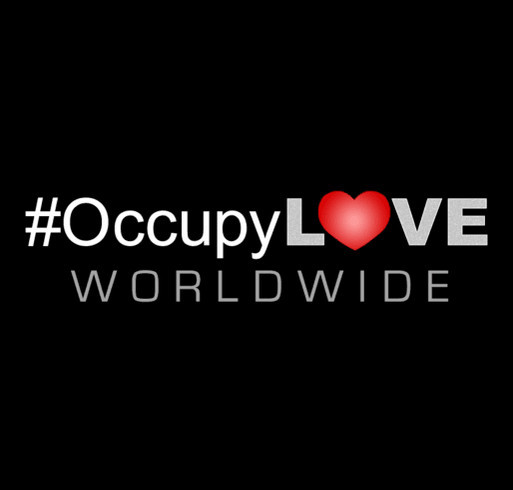 OccupyLove WorldWide shirt design - zoomed
