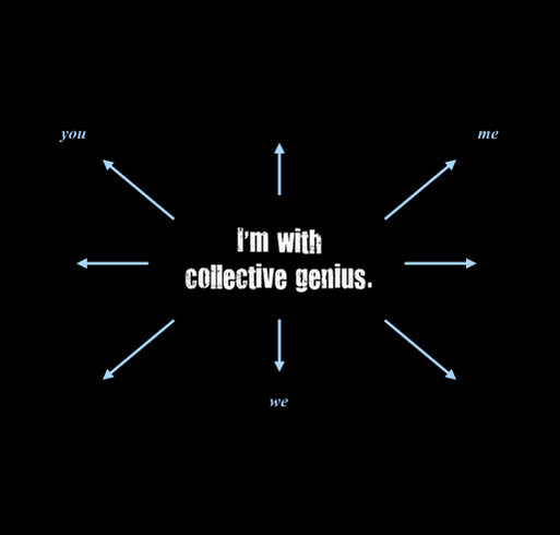 I'm with Collective Genius! shirt design - zoomed